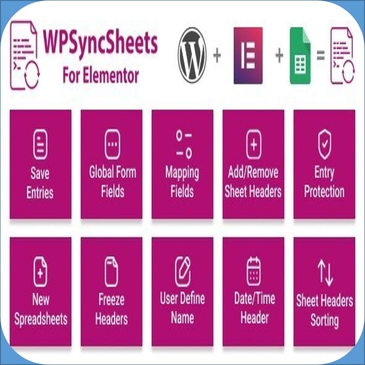 Elementor Pro Form Google Spreadsheet Addon